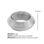 Load image into Gallery viewer, Multi Layer Ring Titanium Steel 18K Gold Plated S5P016