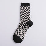 Load image into Gallery viewer, Vintage Double Needle Thick Warm Stack Mid-Calf Socks N6H031