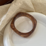 Load image into Gallery viewer, Geometric Ombre Resin Bangle Curved Acetate Contour S5P256