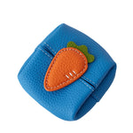 Load image into Gallery viewer, Top Grain Leather Carrot Coin Purse Mini Organizer N6G092