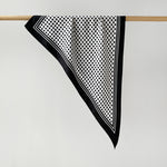 Load image into Gallery viewer, Polka Dot Print Triangle Scarf Satin Twill Women N6G218