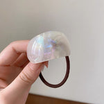 Load image into Gallery viewer, Arc Shaped Acetate Hair Tie Elastic Core S5P449
