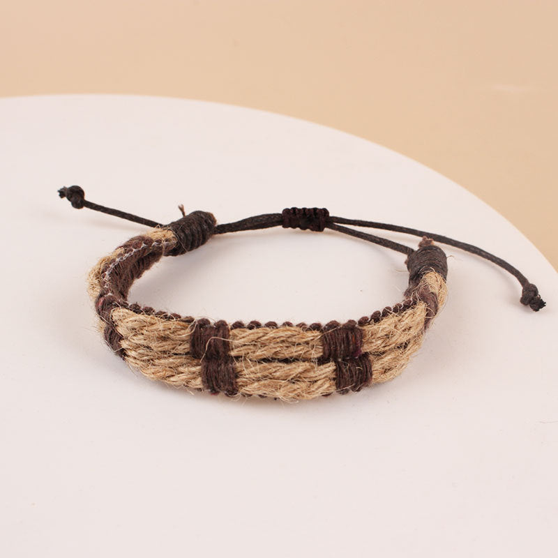 Leather Braided Bracelet S5P602
