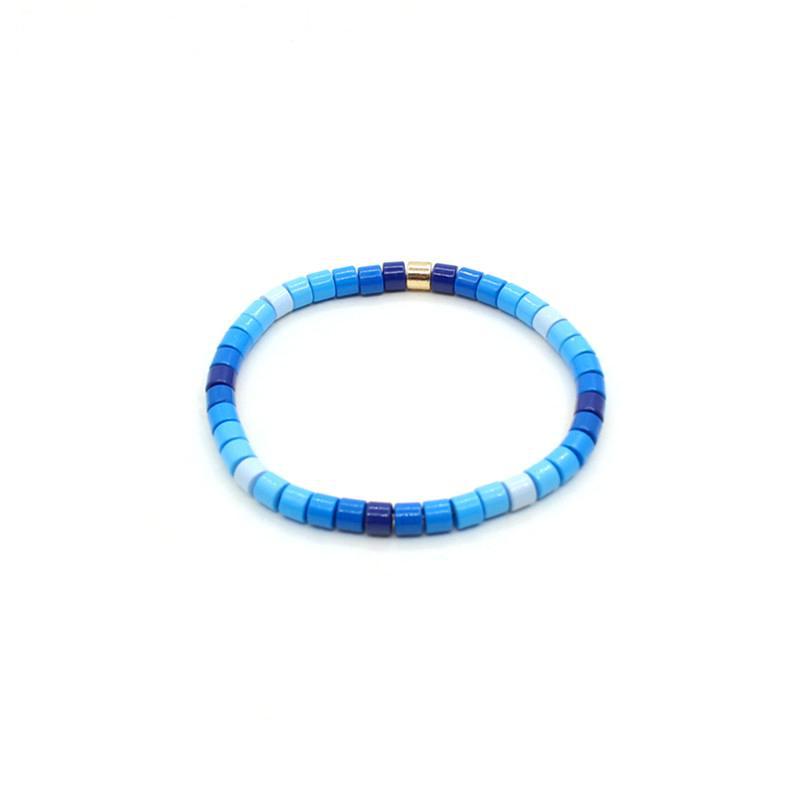 Tube Bead DIY Chain Alloy Enamel Stackable S5P262