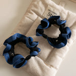 Load image into Gallery viewer, Polka Dot Pearl Mini Scrunchie High Elasticity Women N6H188