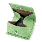 Load image into Gallery viewer, Genuine Leather Snap Mini Coin Wallet Women N6B208
