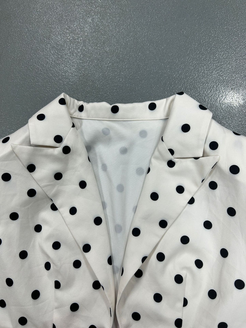 Short Tie Waist Bow Detail Blazer Women N6D211
