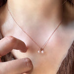 Load image into Gallery viewer, Fresh Cherry Pearl Choker Necklace Women Elegant N6H160