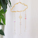 Load image into Gallery viewer, Crystal Sun Catcher Cloud Prism Wind Chime  N6F293