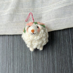 Load image into Gallery viewer, Handmade Felt Sheep Keychain Bag Charm Pendant N6G004