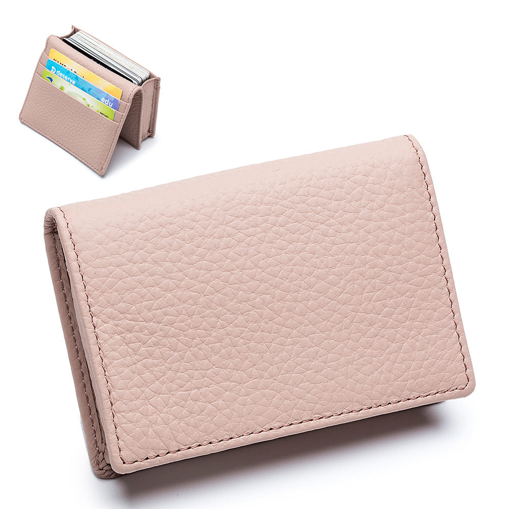 Multi-Function Genuine Leather Business Card Holder N6D021