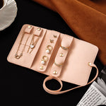 Load image into Gallery viewer, Leather Jewelry Organizer Pouch Multi Function S5P399