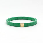 Load image into Gallery viewer, Bohemian Tile Bracelet Steel Enameled Plated S5P144
