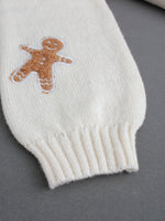 Load image into Gallery viewer, Cookie Character Short Cardigan V-Neck Button Knit N6H272