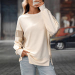 Load image into Gallery viewer, Block Color Crew Sweater Relaxed Mid Weight N5Z310
