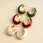 Load image into Gallery viewer, Womens Vintage Oval Metal Stud Earrings N6K154