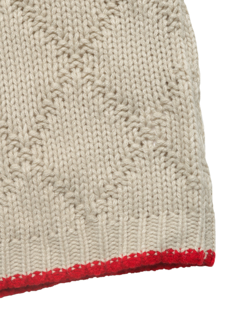 Round Neck Fish Jacquard Knit Sweater Women N6H300