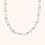 Load image into Gallery viewer, Acrylic Bead Chain Multicolor Gold Plated Steel S5P216
