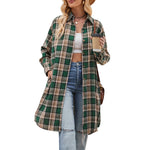 Load image into Gallery viewer, Checked Overshirt Open Front Lightweight N5Z339
