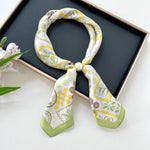 Load image into Gallery viewer, Women's Faux Silk Pearl Magnetic Neck Scarf N6J153