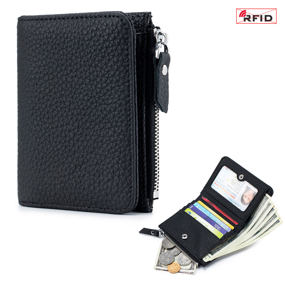 Ultra Slim RFID Blocking Wallet Women N6D020