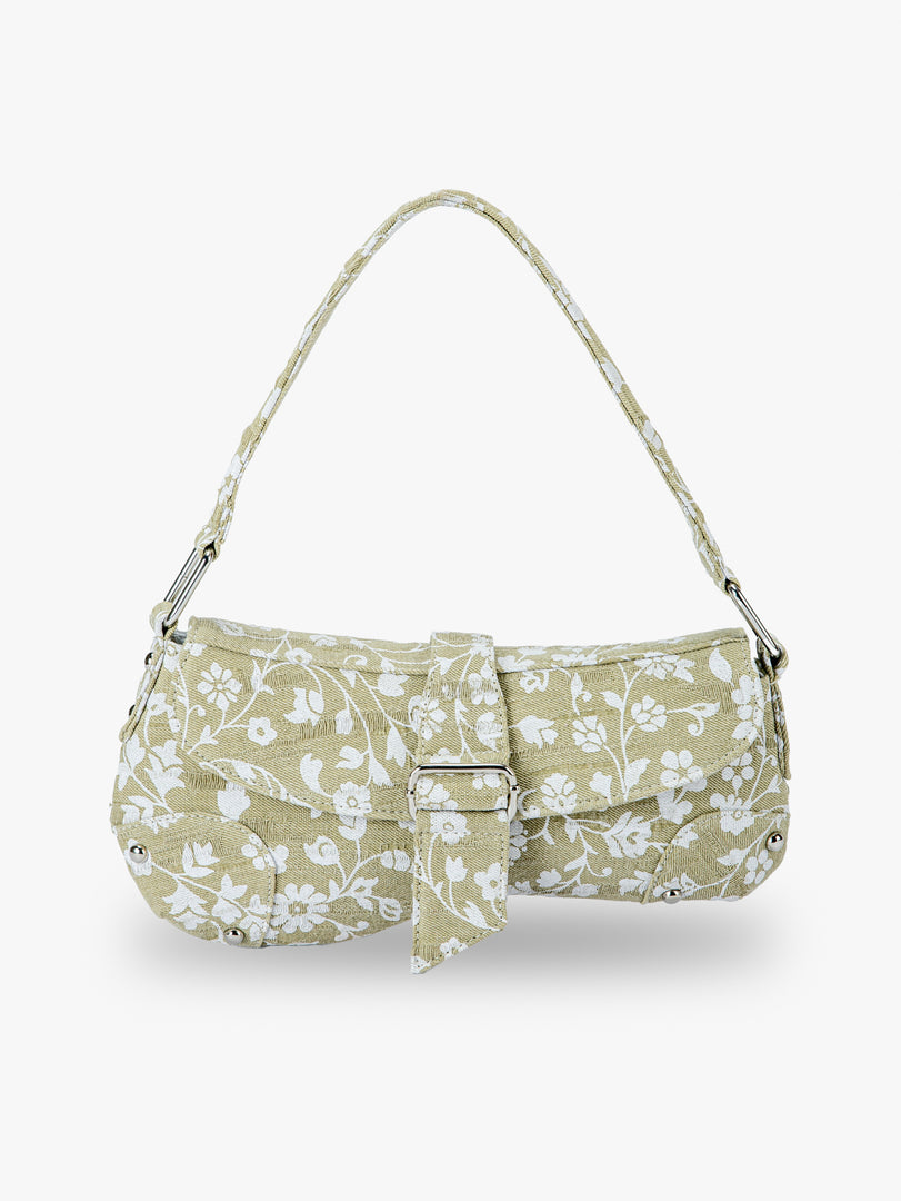 Distressed Polka Dot Asymmetric Hobo Bag Women N6C313