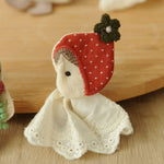 Load image into Gallery viewer, Red Riding Hood Fabric Brooch Storybook Girl Pin N6G025