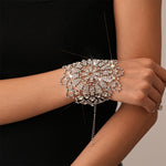 Load image into Gallery viewer, Chain Multi Way Bracelet Copper Rhinestones S5P206
