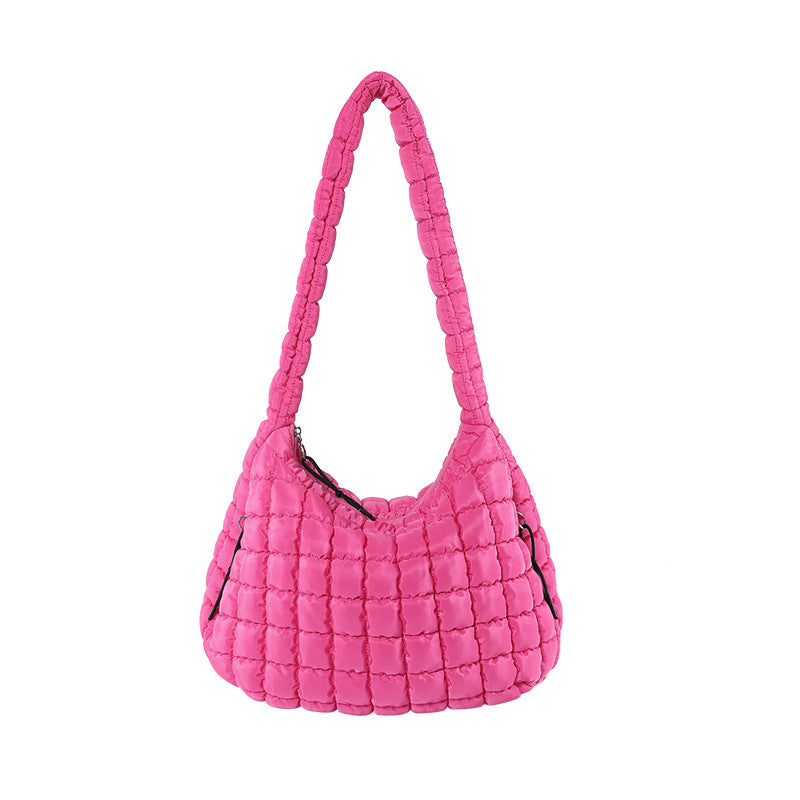 Puffer Tote Bag Capacity Mult Pocket Shoulder Bag S5P713
