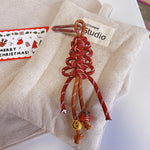 Load image into Gallery viewer, Christmas Tree Beaded Keychain Bag Charm N6K292