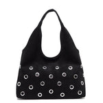 Load image into Gallery viewer, Velvet Tote Bag with Magnetic Closure S5P599