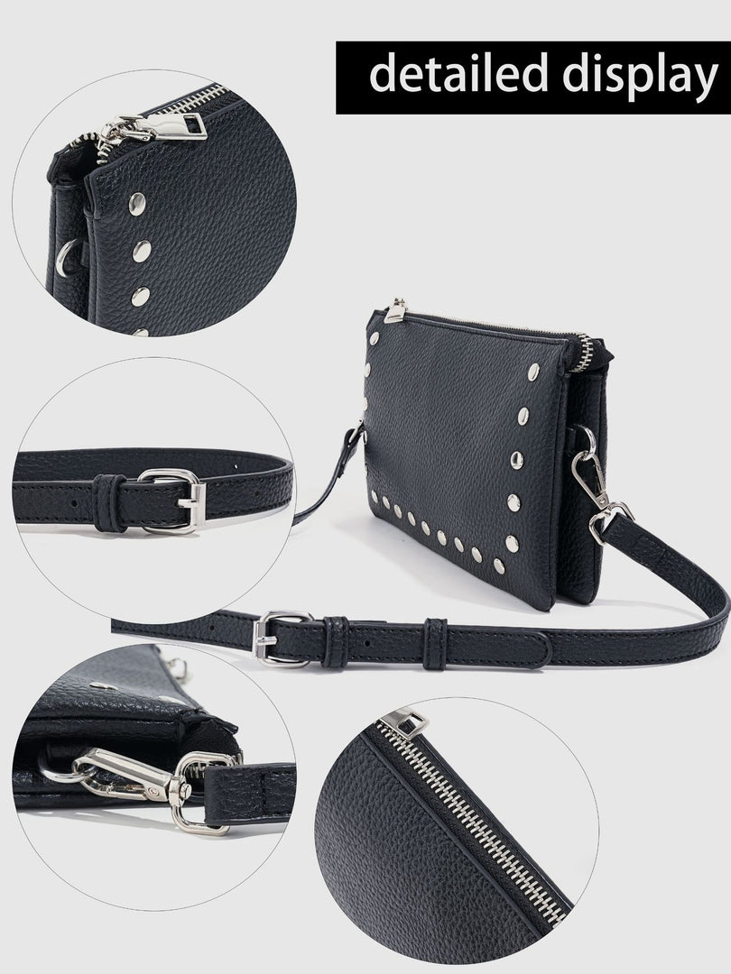 Rivet Mini Crossbody Phone Bag Women N6C030