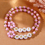 Load image into Gallery viewer, Mama Beaded Bracelet Set Women N6D533