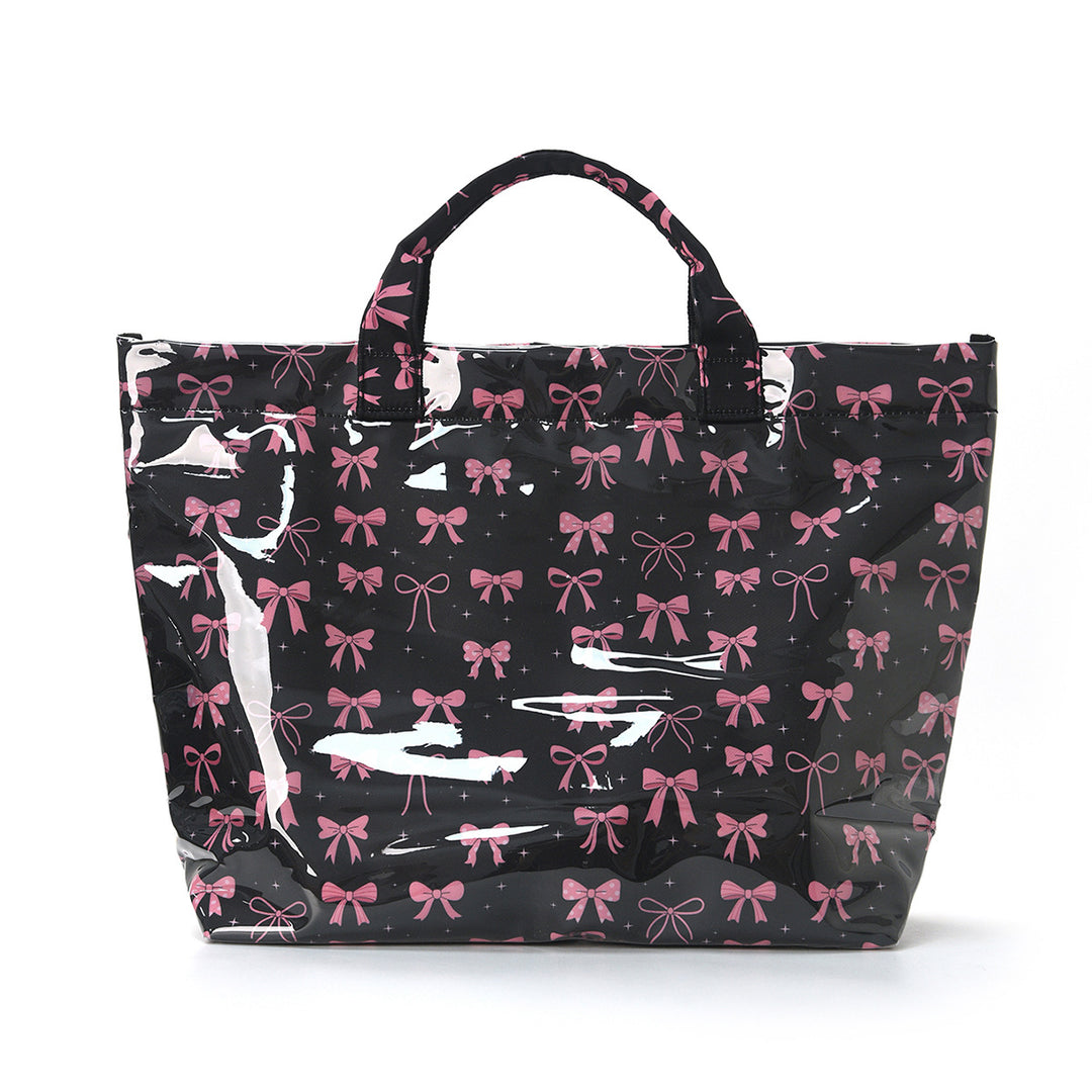 Women's Waterproof Printed PVC Tote Bag N6J246