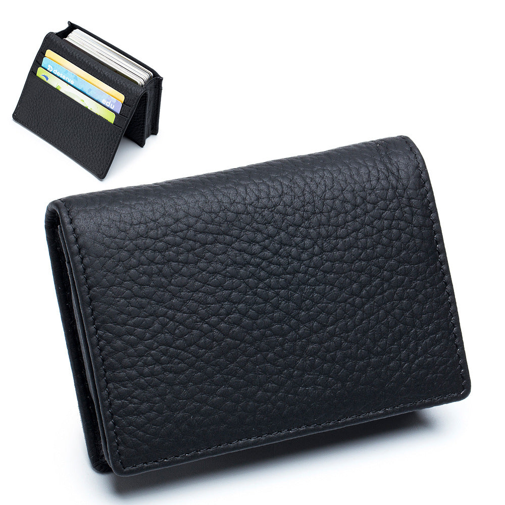 Multi-Function Genuine Leather Business Card Holder N6D021