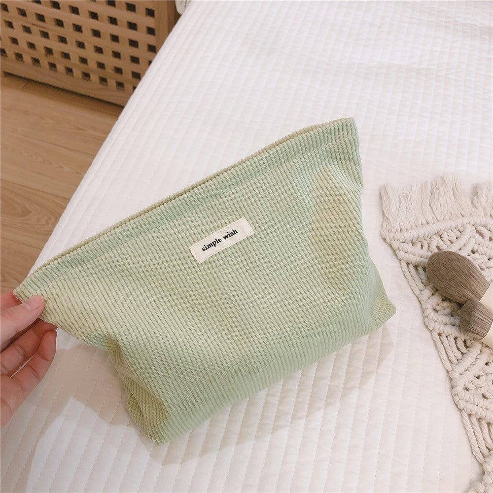 Solid Corduroy Texture Canvas Organizer S5P328