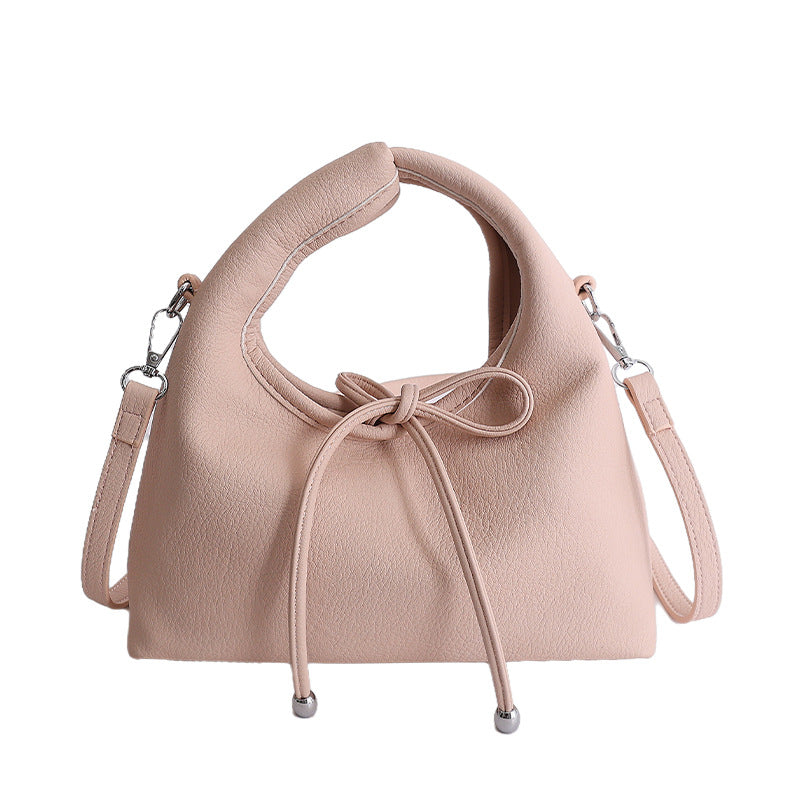 Soft Leather Tote Shoulder Bag Women N6C020