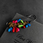 Load image into Gallery viewer, Hand-Wrapped Simulated Fruit Plant Brooch N6G048