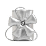 Load image into Gallery viewer, Puff Flower Phone Crossbody Bag PU Poly Cotton S5P317