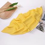 Load image into Gallery viewer, Pleated Satin Scarf Solid Square Lightweight Women N6G217