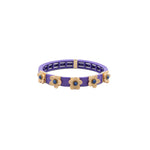 Load image into Gallery viewer, Bohemian Floral Cuff Enamel Steel Adjustable S5P076
