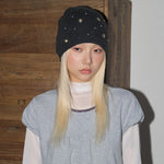 Load image into Gallery viewer, Unisex Acrylic Knit Cutout Beanie N6J127