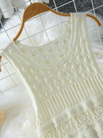 Load image into Gallery viewer, Lace Knit Sleeveless Dress Women N6D106