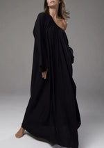 Load image into Gallery viewer, Brown Lounge Robe Dress Women N6C200