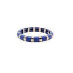 Load image into Gallery viewer, Semi Circle Bead Bangle Alloy Vitreous Enamel S5P266