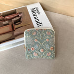 Load image into Gallery viewer, Patterned Fabric Travel Jewelry Organizer N6K102
