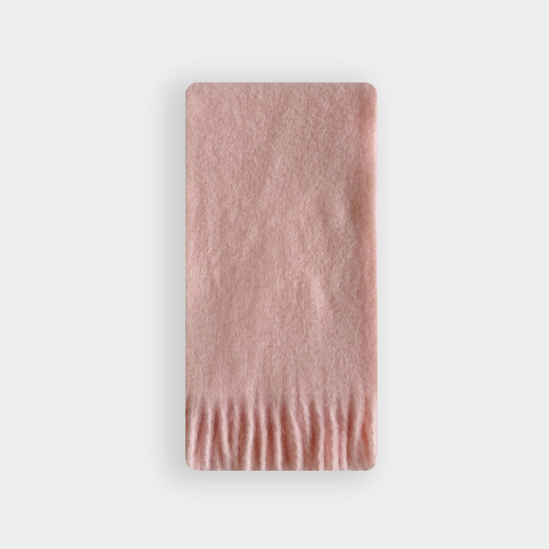 Luxury Blend Fringe Scarf  M5A139