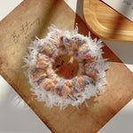 Load image into Gallery viewer, Hand Crocheted Multi Color Continuous Loop Hair Tie S5P435