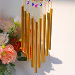 Load image into Gallery viewer, Boho Evil Eye 9-Tube Wind Chime Garden Hanging Decor N6F303
