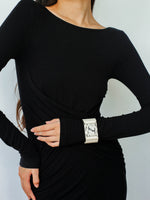 Load image into Gallery viewer, Snakeskin Color Block Wide Cuff Bracelet Women N6C003